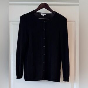 Elegant Black Women's Cardigan